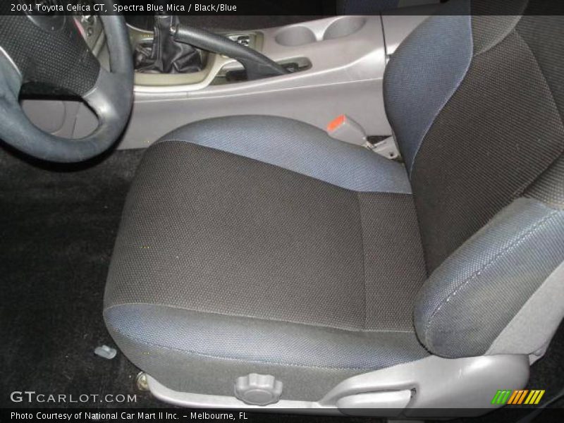 Spectra Blue Mica / Black/Blue 2001 Toyota Celica GT