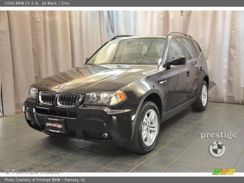 Jet Black / Grey 2006 BMW X3 3.0i