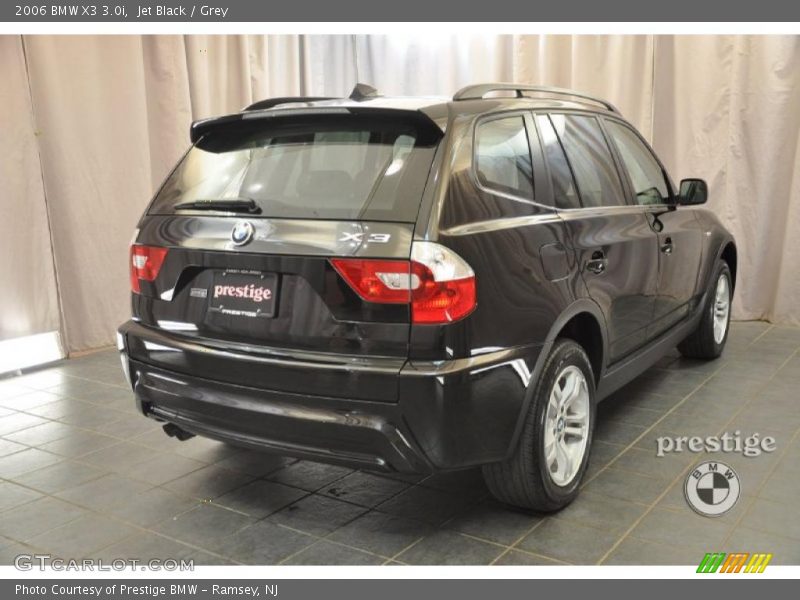 Jet Black / Grey 2006 BMW X3 3.0i