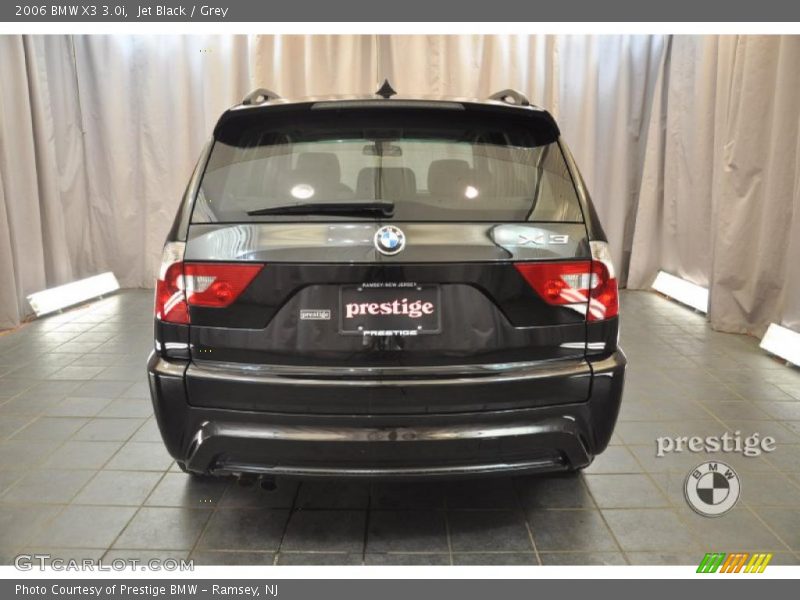 Jet Black / Grey 2006 BMW X3 3.0i