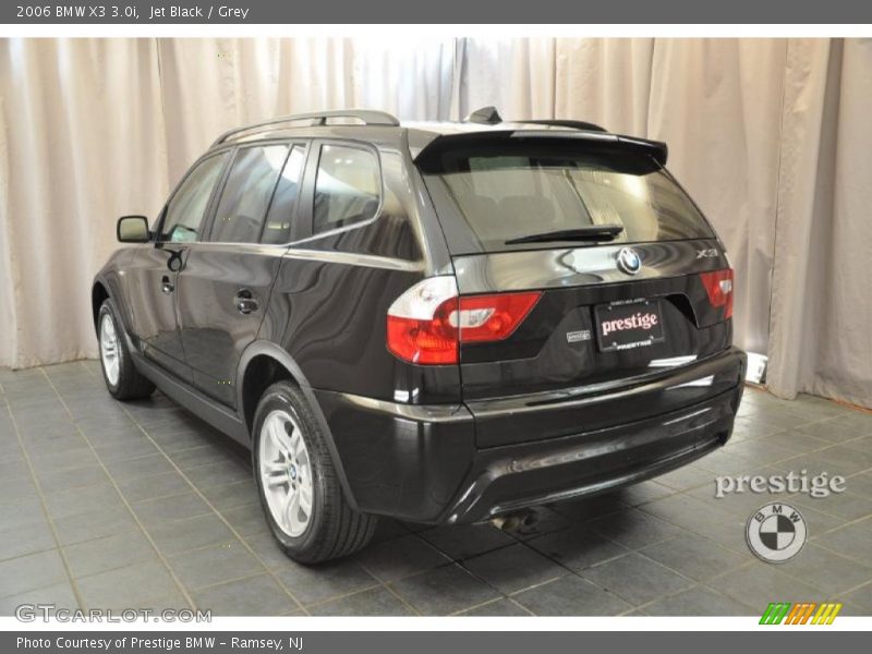 Jet Black / Grey 2006 BMW X3 3.0i