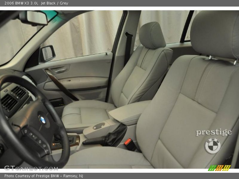 Jet Black / Grey 2006 BMW X3 3.0i