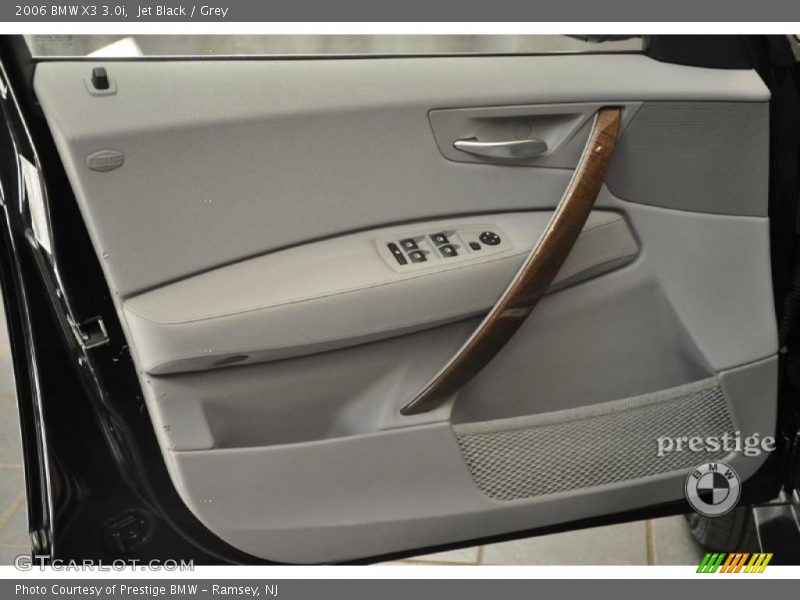 Jet Black / Grey 2006 BMW X3 3.0i