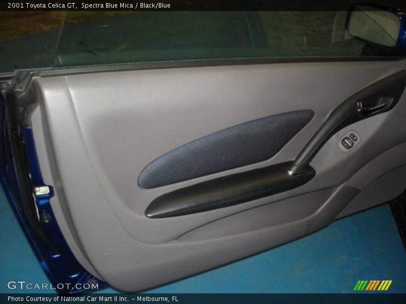 Spectra Blue Mica / Black/Blue 2001 Toyota Celica GT