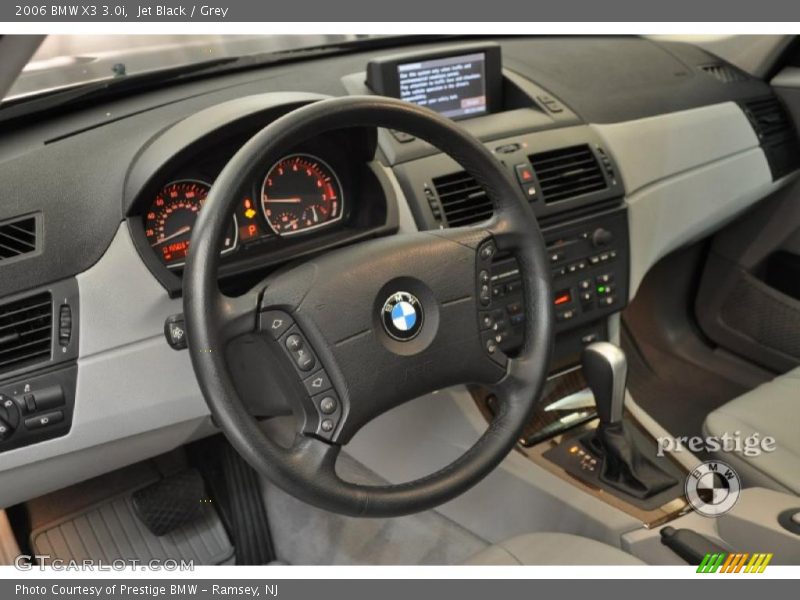 Jet Black / Grey 2006 BMW X3 3.0i