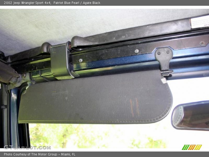 Patriot Blue Pearl / Agate Black 2002 Jeep Wrangler Sport 4x4
