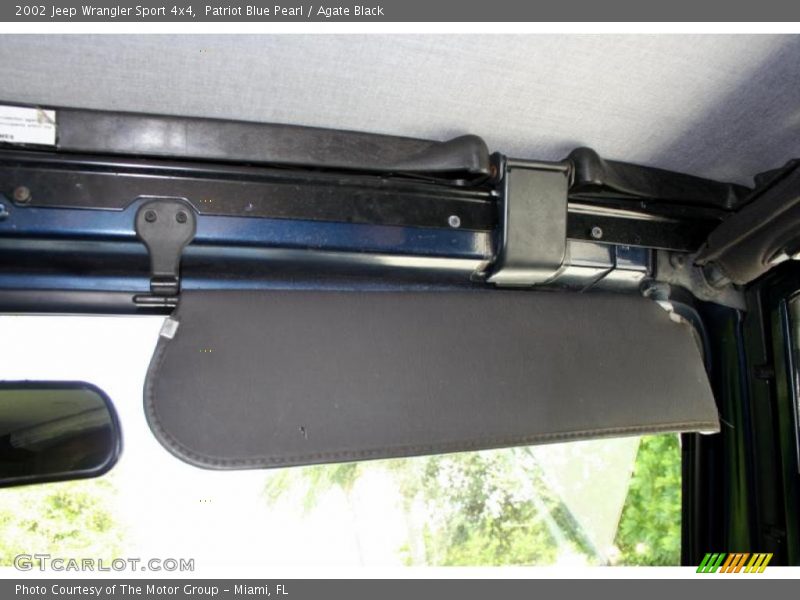 Patriot Blue Pearl / Agate Black 2002 Jeep Wrangler Sport 4x4