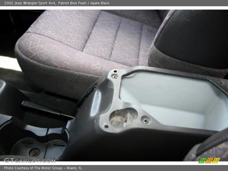 Patriot Blue Pearl / Agate Black 2002 Jeep Wrangler Sport 4x4