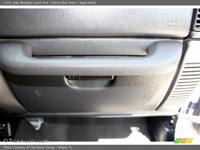 Patriot Blue Pearl / Agate Black 2002 Jeep Wrangler Sport 4x4