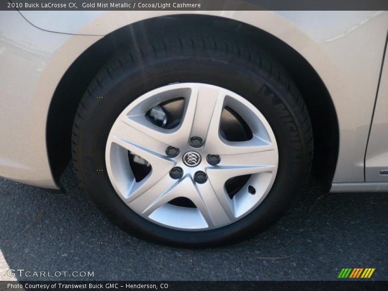 Gold Mist Metallic / Cocoa/Light Cashmere 2010 Buick LaCrosse CX