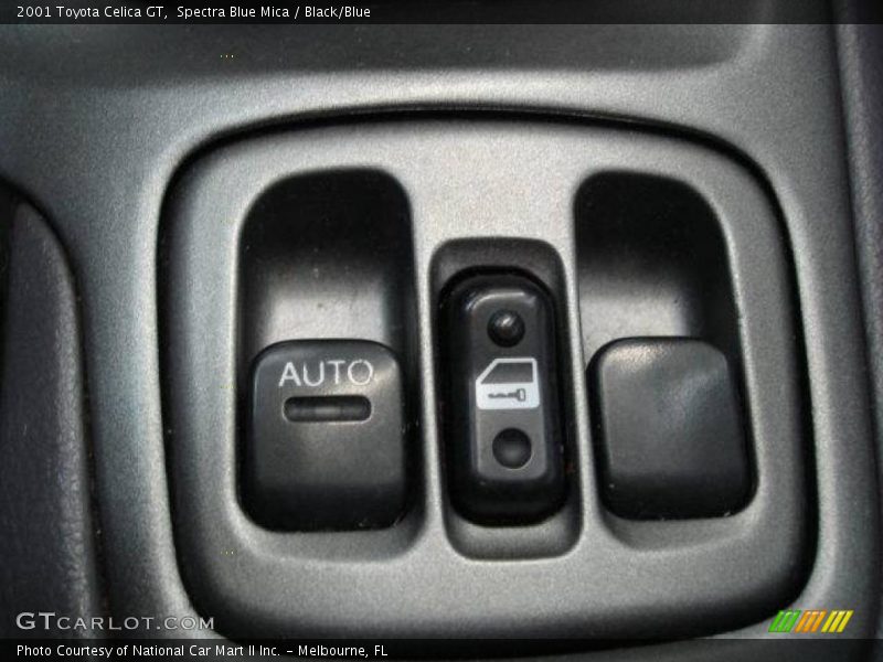 Spectra Blue Mica / Black/Blue 2001 Toyota Celica GT