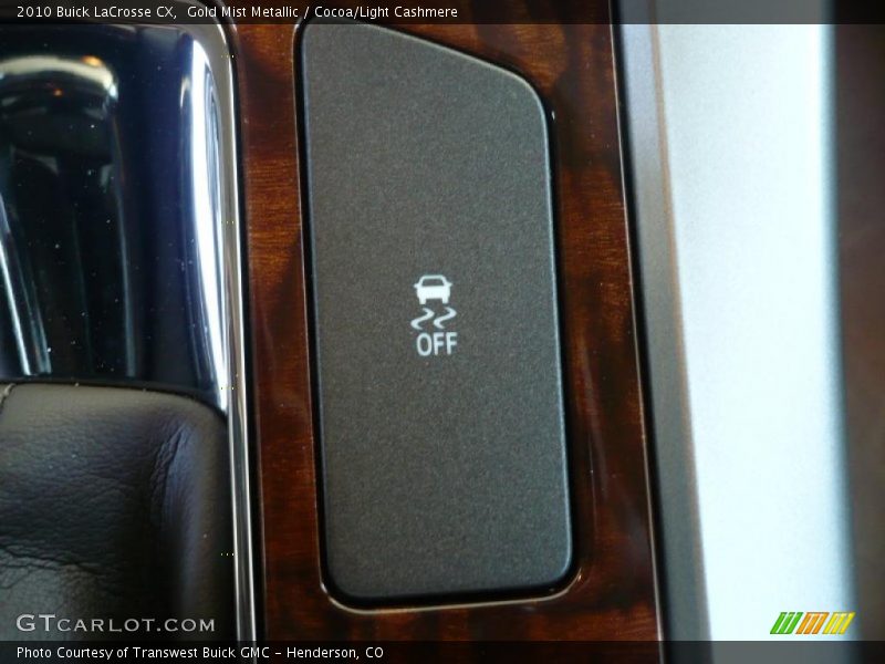 Gold Mist Metallic / Cocoa/Light Cashmere 2010 Buick LaCrosse CX