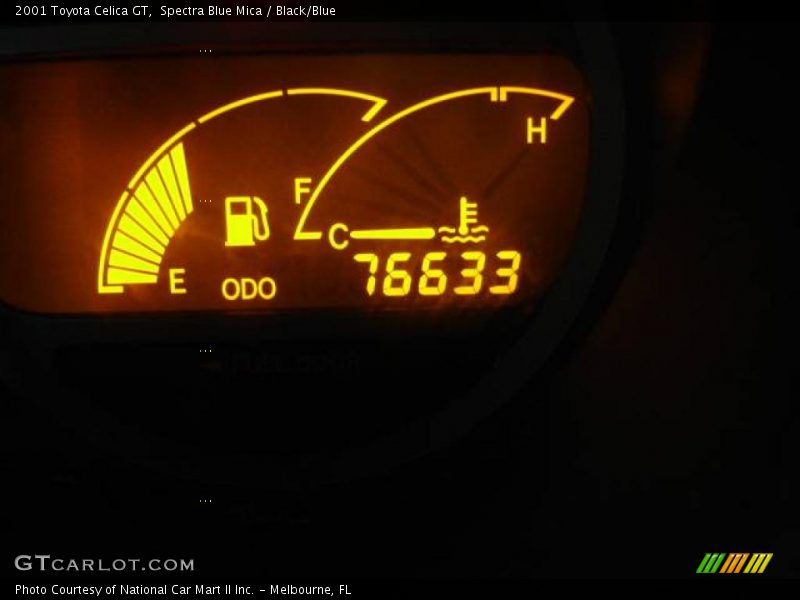 Spectra Blue Mica / Black/Blue 2001 Toyota Celica GT