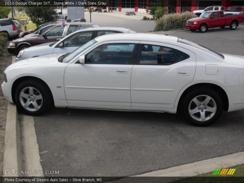 Stone White / Dark Slate Gray 2010 Dodge Charger SXT