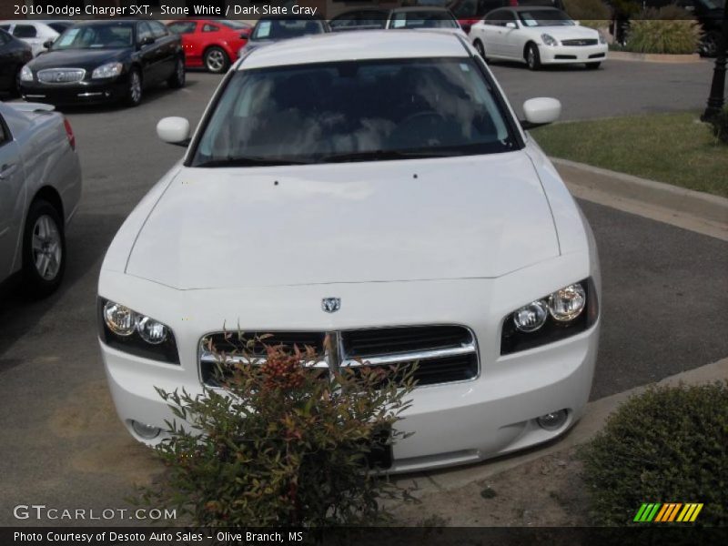 Stone White / Dark Slate Gray 2010 Dodge Charger SXT