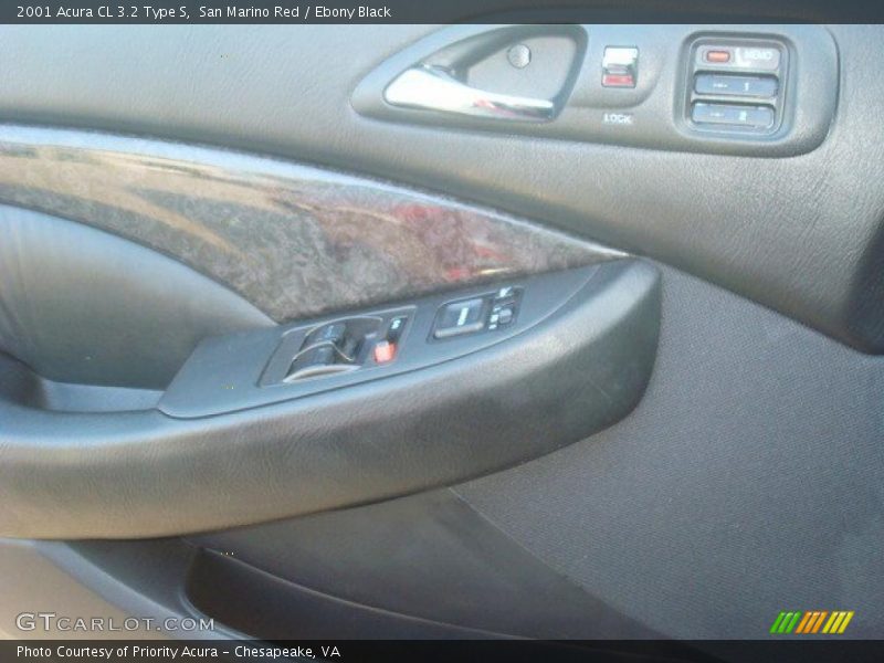 San Marino Red / Ebony Black 2001 Acura CL 3.2 Type S