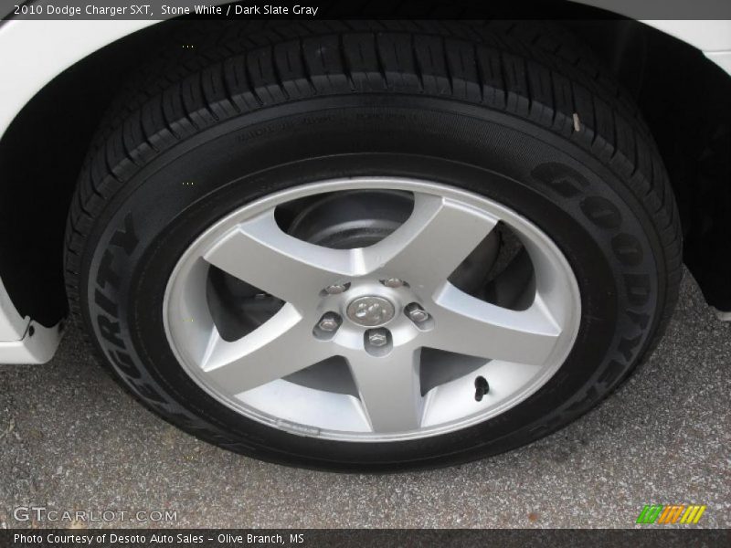 Stone White / Dark Slate Gray 2010 Dodge Charger SXT