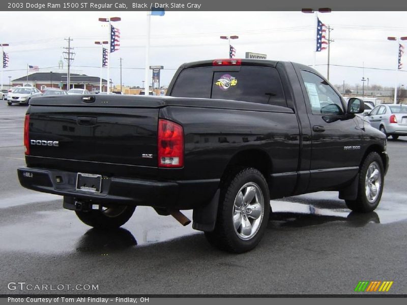 Black / Dark Slate Gray 2003 Dodge Ram 1500 ST Regular Cab