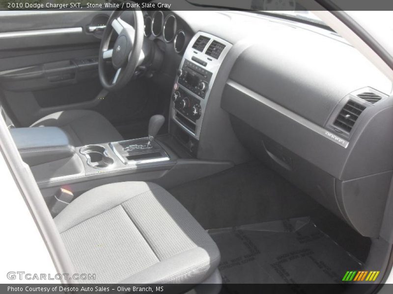 Stone White / Dark Slate Gray 2010 Dodge Charger SXT