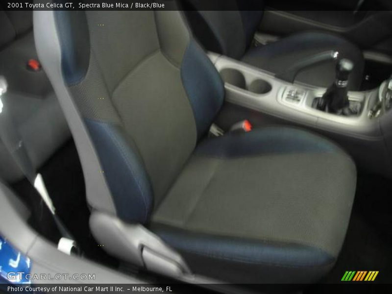 Spectra Blue Mica / Black/Blue 2001 Toyota Celica GT