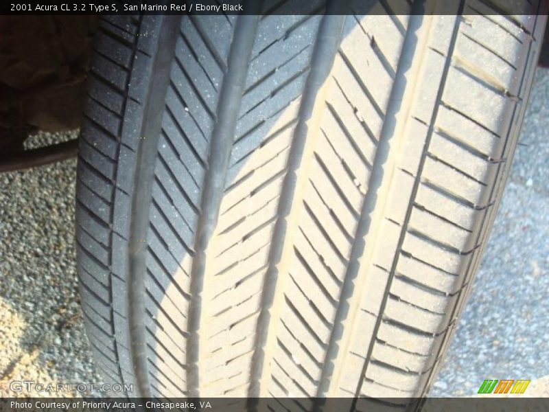 San Marino Red / Ebony Black 2001 Acura CL 3.2 Type S