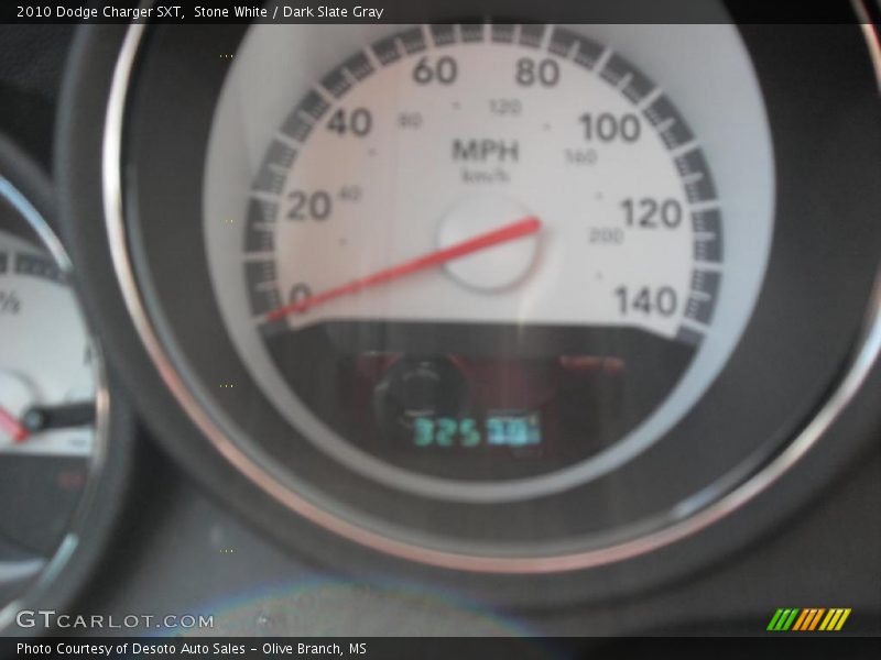 Stone White / Dark Slate Gray 2010 Dodge Charger SXT