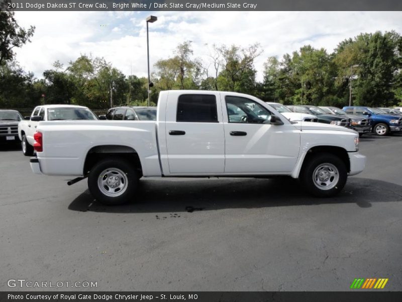 Bright White / Dark Slate Gray/Medium Slate Gray 2011 Dodge Dakota ST Crew Cab