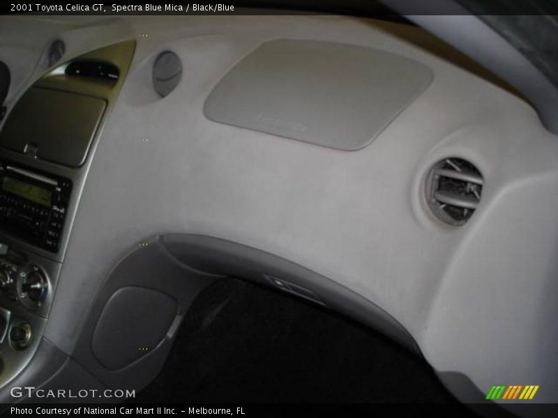 Spectra Blue Mica / Black/Blue 2001 Toyota Celica GT