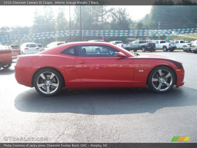Inferno Orange Metallic / Black 2010 Chevrolet Camaro SS Coupe