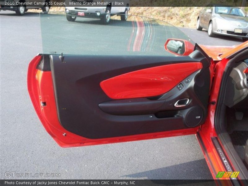 Inferno Orange Metallic / Black 2010 Chevrolet Camaro SS Coupe