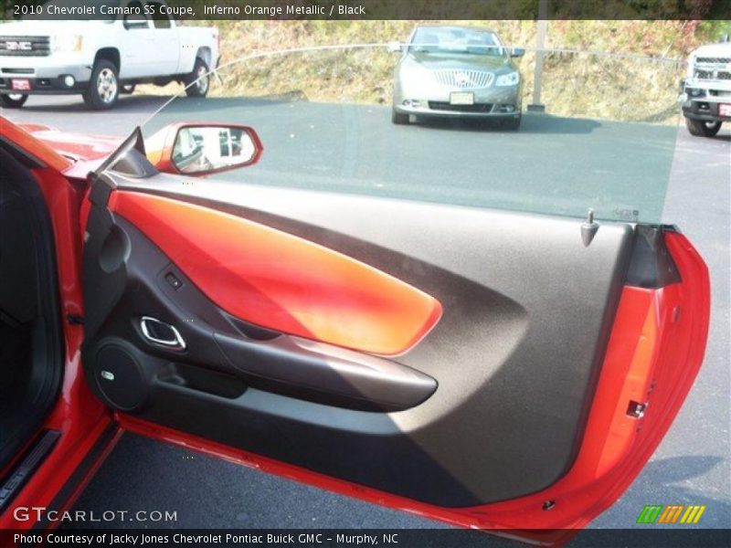 Inferno Orange Metallic / Black 2010 Chevrolet Camaro SS Coupe