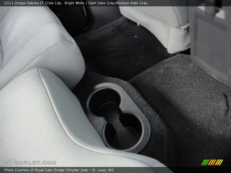 Bright White / Dark Slate Gray/Medium Slate Gray 2011 Dodge Dakota ST Crew Cab