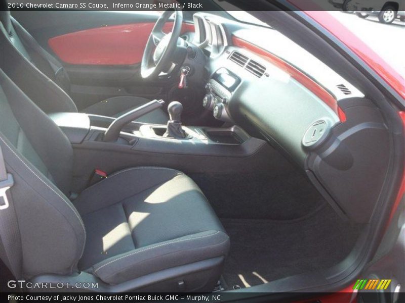 Inferno Orange Metallic / Black 2010 Chevrolet Camaro SS Coupe