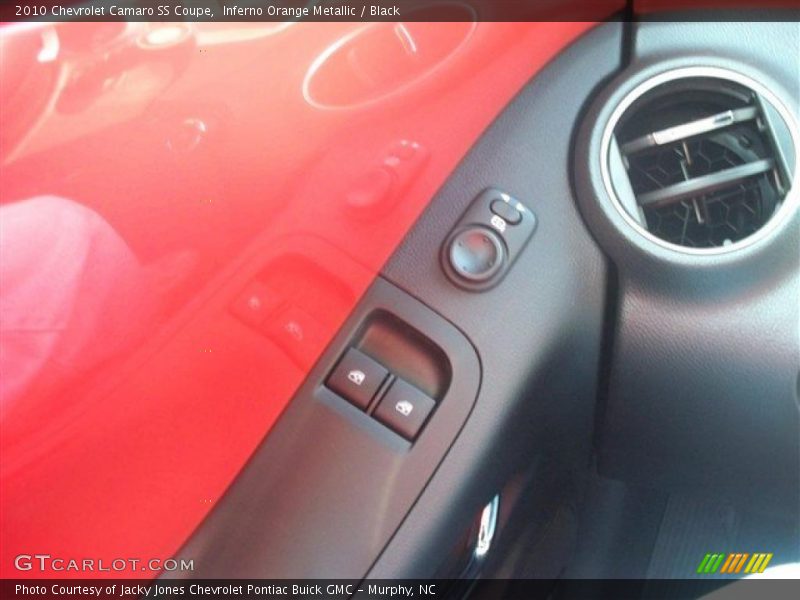 Inferno Orange Metallic / Black 2010 Chevrolet Camaro SS Coupe