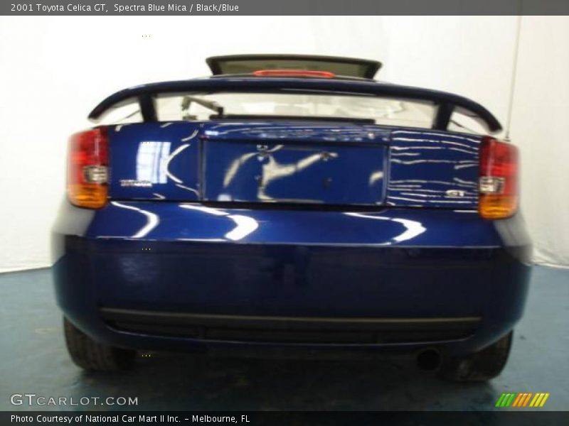 Spectra Blue Mica / Black/Blue 2001 Toyota Celica GT