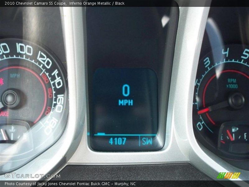 Inferno Orange Metallic / Black 2010 Chevrolet Camaro SS Coupe