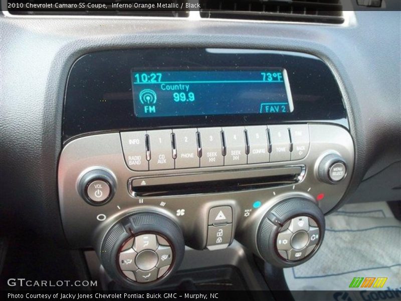 Inferno Orange Metallic / Black 2010 Chevrolet Camaro SS Coupe