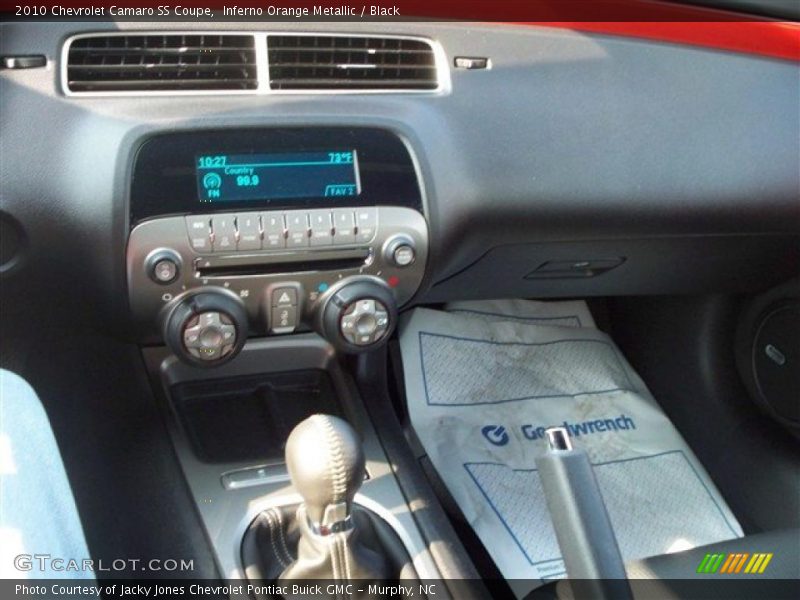 Inferno Orange Metallic / Black 2010 Chevrolet Camaro SS Coupe