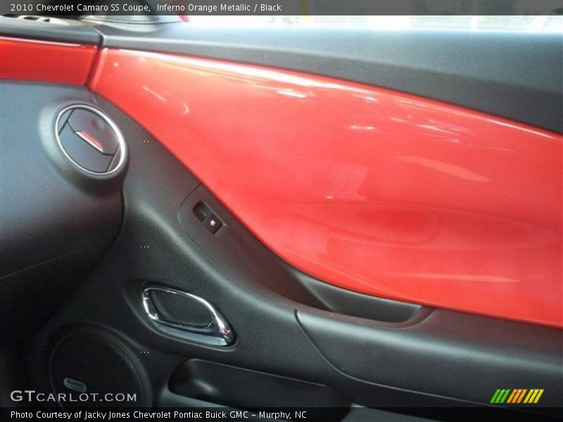 Inferno Orange Metallic / Black 2010 Chevrolet Camaro SS Coupe