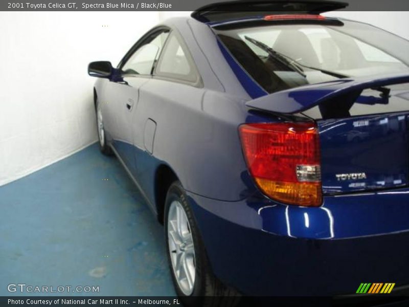 Spectra Blue Mica / Black/Blue 2001 Toyota Celica GT
