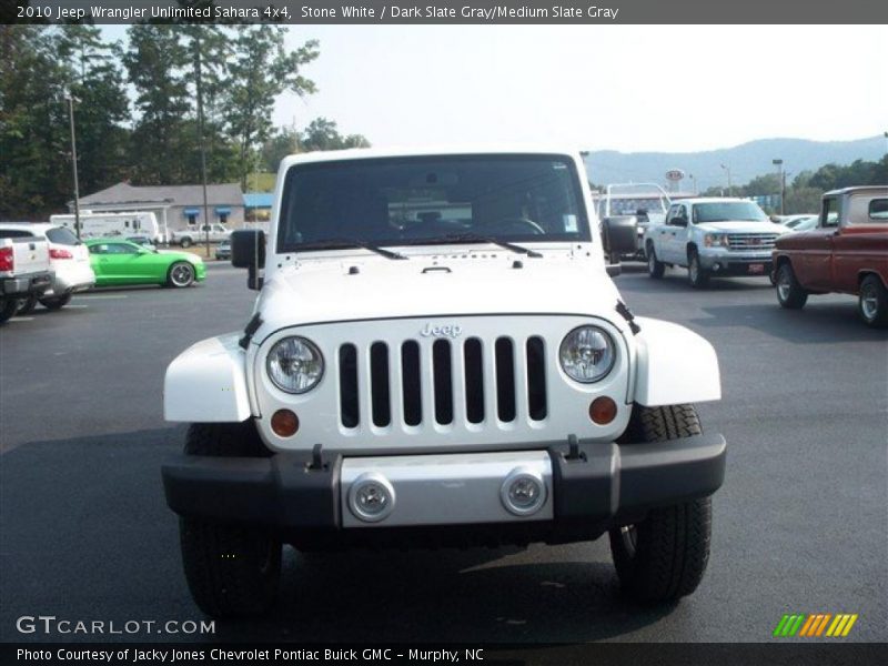 Stone White / Dark Slate Gray/Medium Slate Gray 2010 Jeep Wrangler Unlimited Sahara 4x4