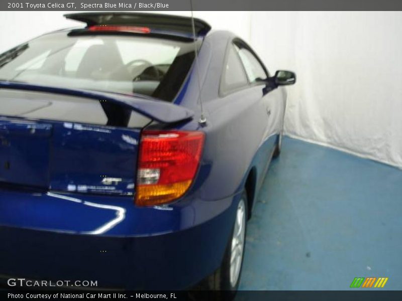 Spectra Blue Mica / Black/Blue 2001 Toyota Celica GT