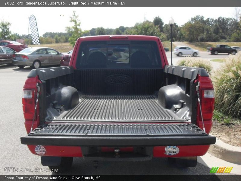 Bright Red / Medium Prairie Tan 2002 Ford Ranger Edge SuperCab