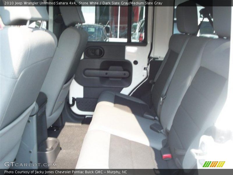 Stone White / Dark Slate Gray/Medium Slate Gray 2010 Jeep Wrangler Unlimited Sahara 4x4