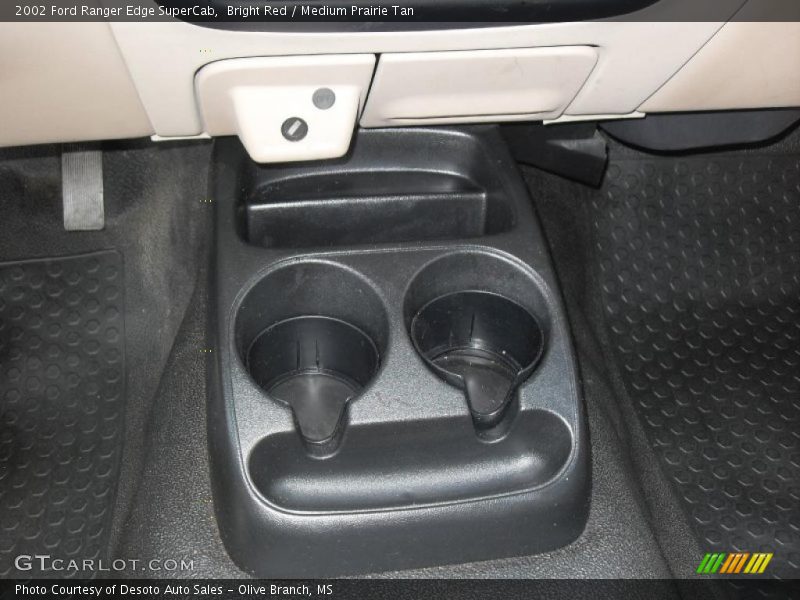 Bright Red / Medium Prairie Tan 2002 Ford Ranger Edge SuperCab