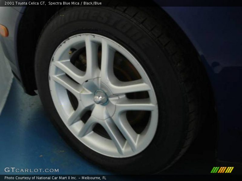 Spectra Blue Mica / Black/Blue 2001 Toyota Celica GT