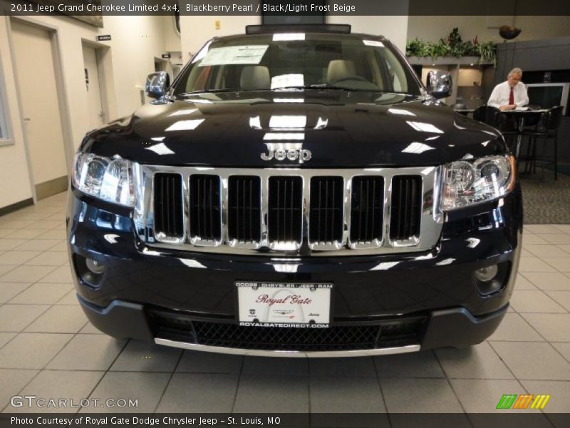 Blackberry Pearl / Black/Light Frost Beige 2011 Jeep Grand Cherokee Limited 4x4