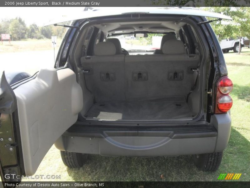 Black / Medium Slate Gray 2006 Jeep Liberty Sport
