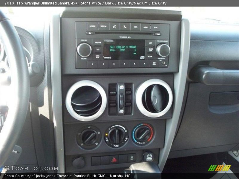 Stone White / Dark Slate Gray/Medium Slate Gray 2010 Jeep Wrangler Unlimited Sahara 4x4