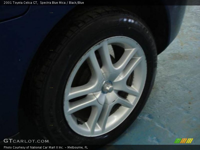 Spectra Blue Mica / Black/Blue 2001 Toyota Celica GT